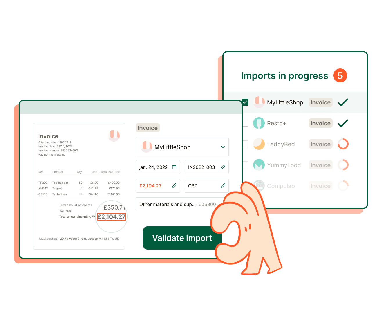 CENTRALISE YOUR INVOICES IN A SNAP